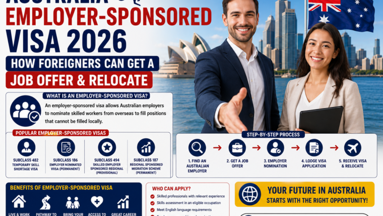 Australia Employer-Sponsored Visa 2026: How Foreigners Can Get A Job Offer & Relocate