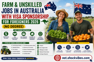 Farm & Unskilled Jobs In Australia With Visa Sponsorship For Foreigners 2026 (No Degree)