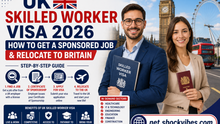 UK Skilled Worker Visa 2026: How To Get A Sponsored Job & Relocate To Britain