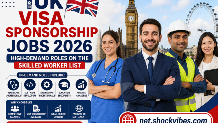 UK Visa Sponsorship Jobs 2026: High-Demand Roles On The Skilled Worker List