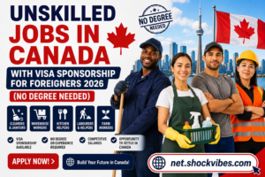 Unskilled Jobs In Canada With Visa Sponsorship For Foreigners 2026 (No Degree Needed)